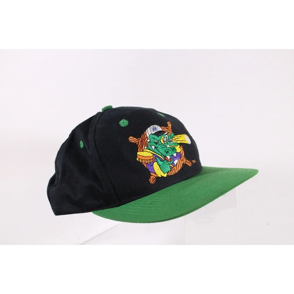 VINTAGE‎ Norwich Navigators MiLB Snapback Hat Dan Mallon Chevrolet / Geo 1990's